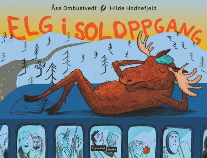 Oktober: Elg i soloppgang