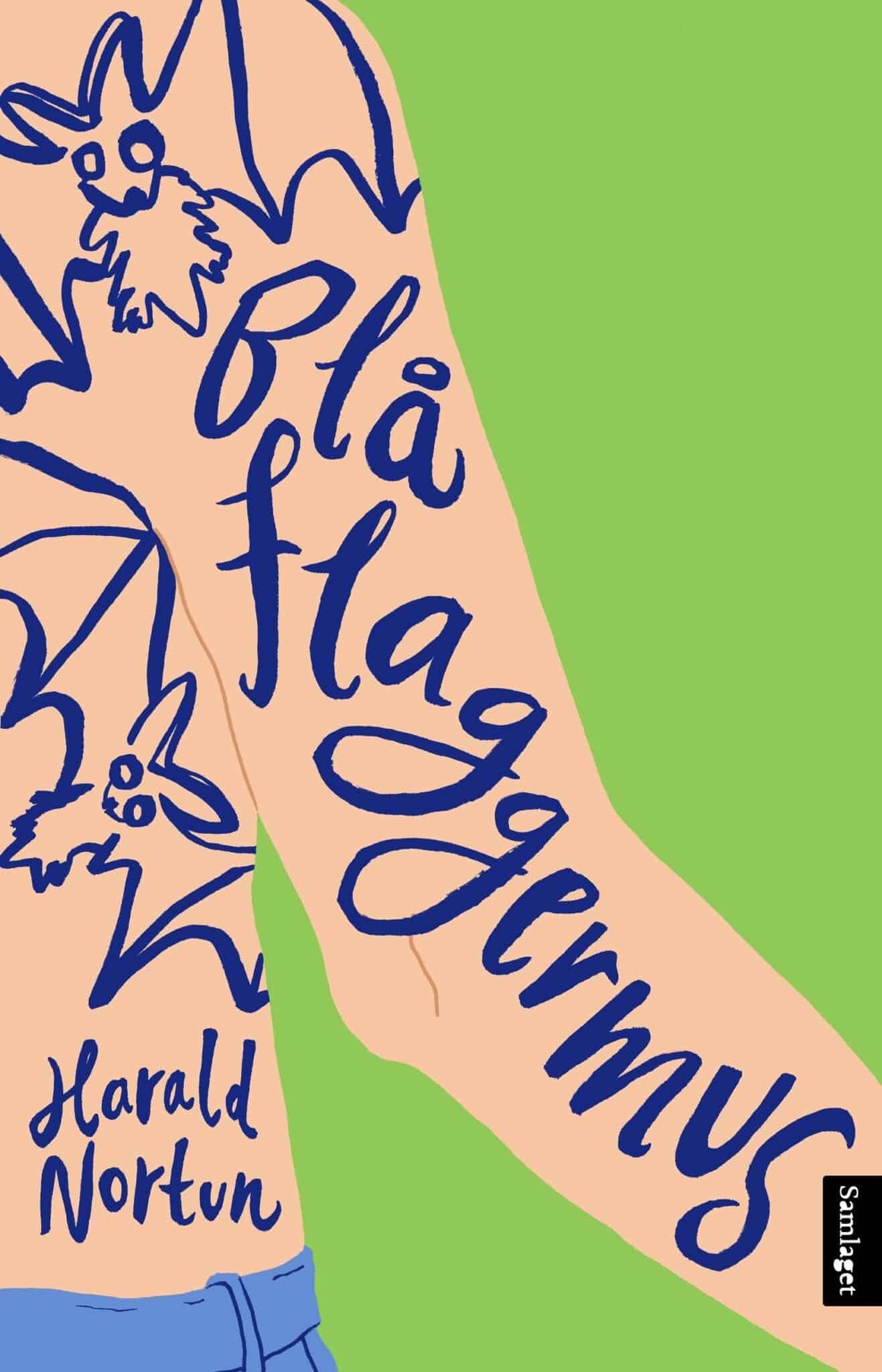 Blå flaggermus, Harald Nortun, Samlaget 2019